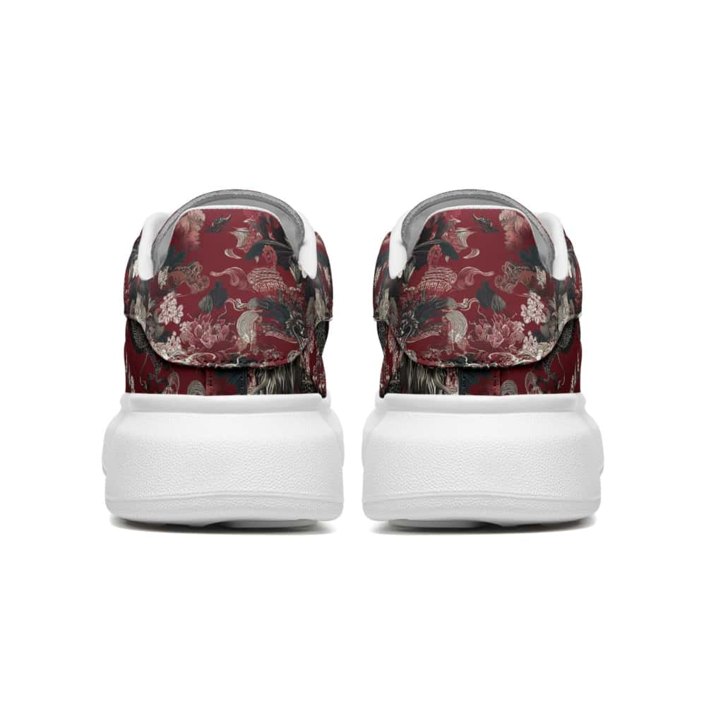 Low-Top Oversized Vegan Leather Sneakers | Ethical Style