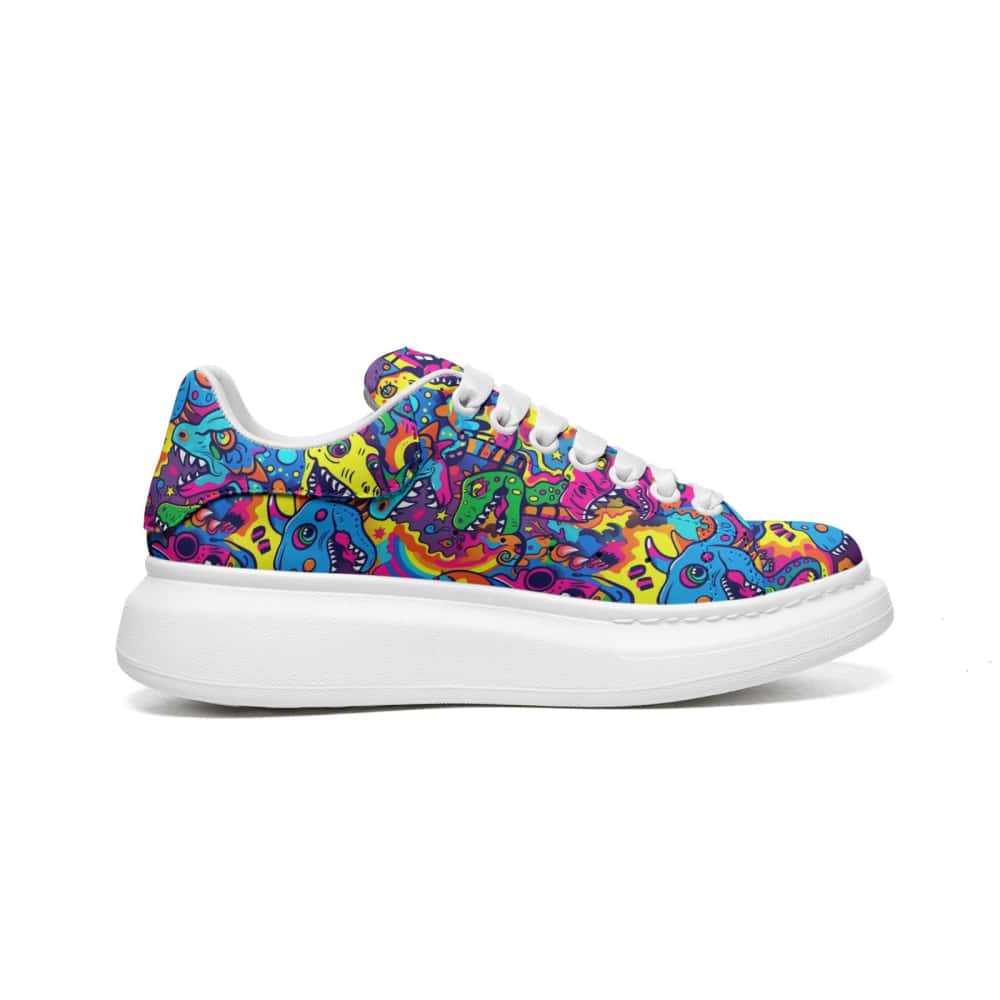 Scary Pop Dino Oversized Sneakers