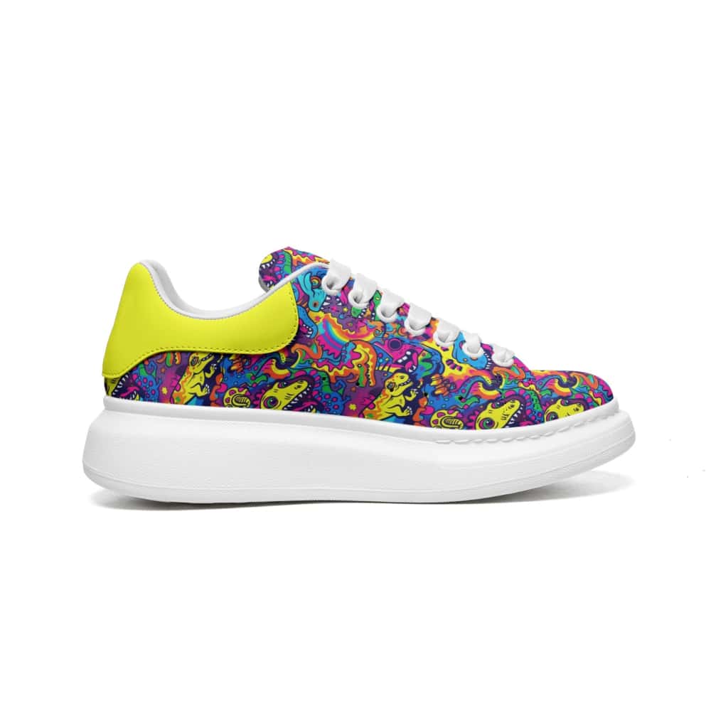 Scary Pop Dino Oversized Sneakers