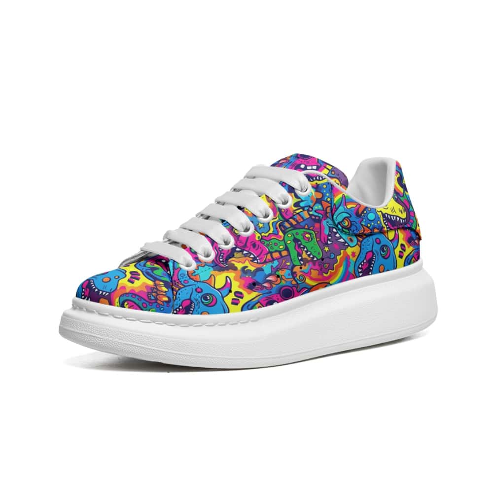 Scary Pop Dino Oversized Sneakers