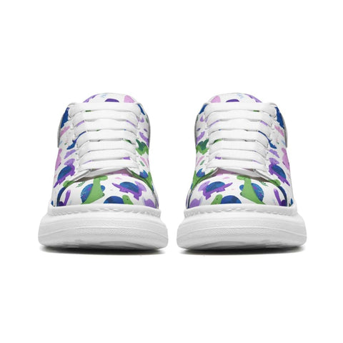 Low-Top Oversized Vegan Leather Sneakers | Ethical Style