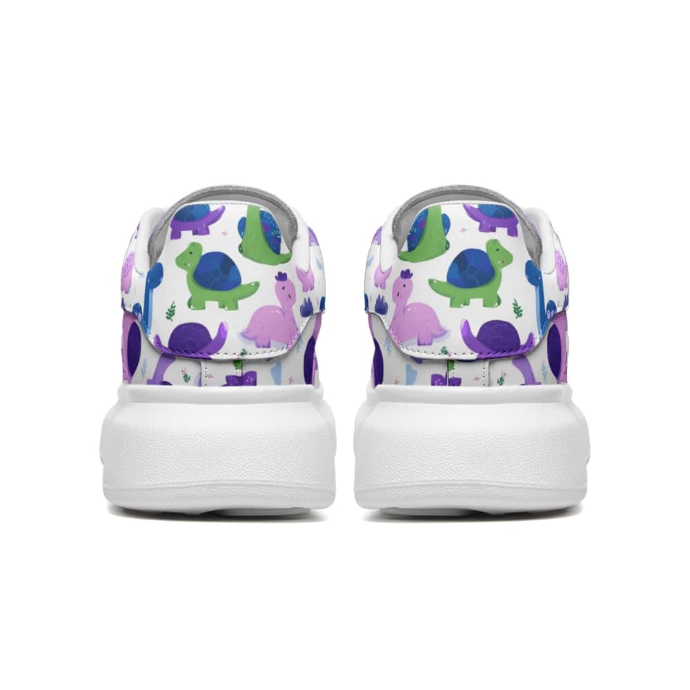 Low-Top Oversized Vegan Leather Sneakers | Ethical Style