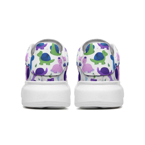 Low-Top Oversized Vegan Leather Sneakers | Ethical Style