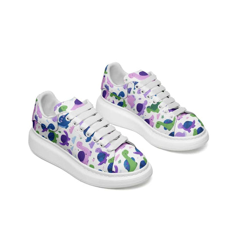 Low-Top Oversized Vegan Leather Sneakers | Ethical Style