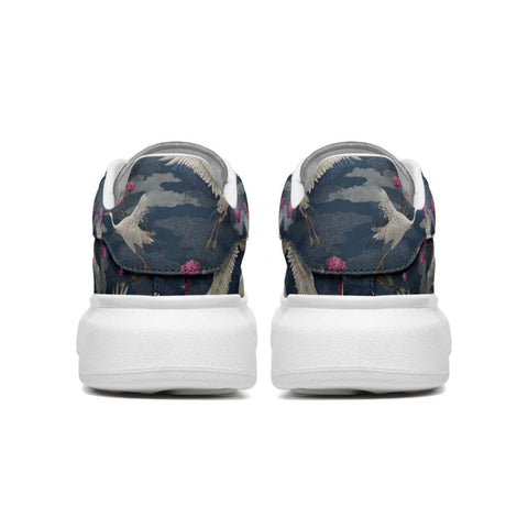 Low-Top Oversized Vegan Leather Sneakers | Ethical Style