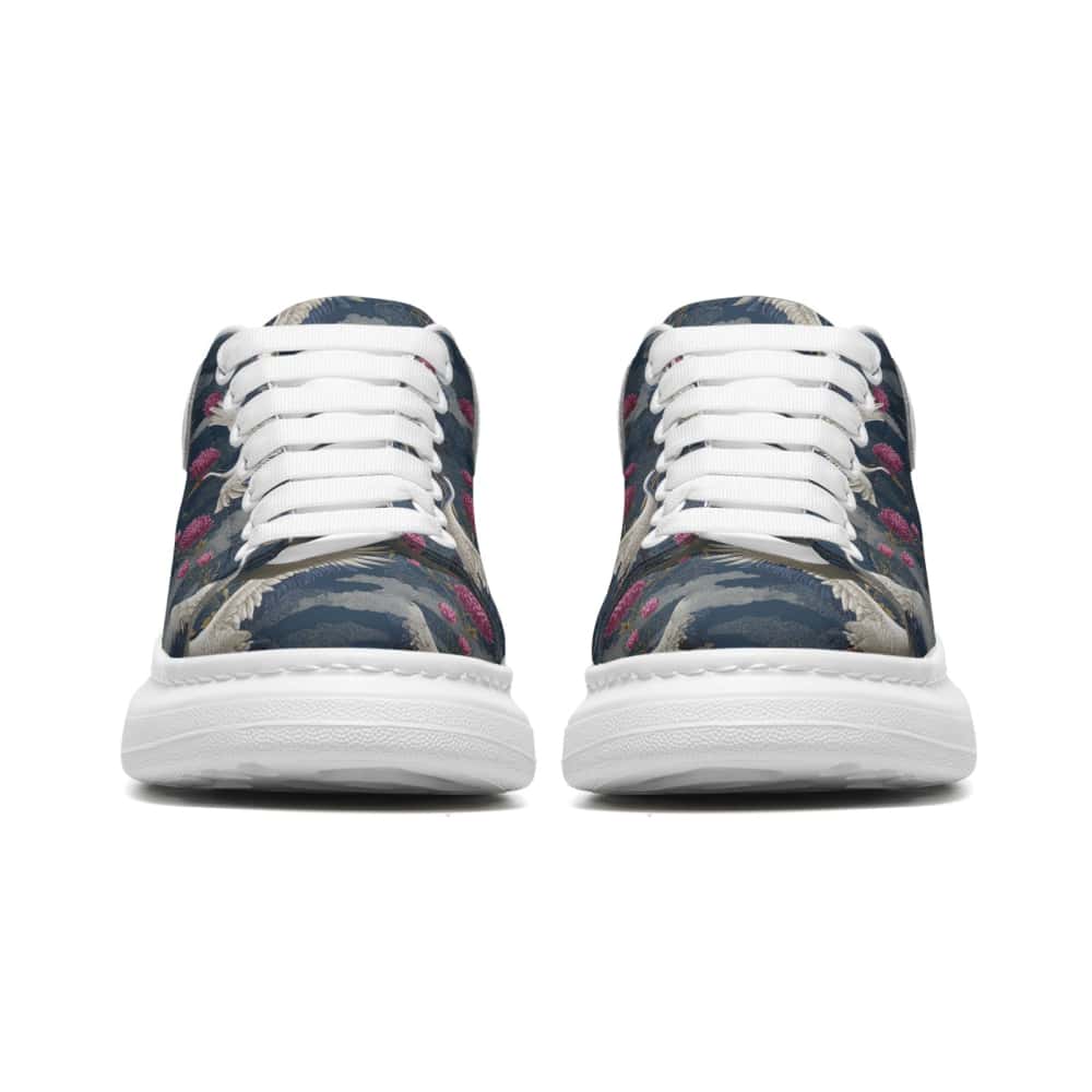 Low-Top Oversized Vegan Leather Sneakers | Ethical Style