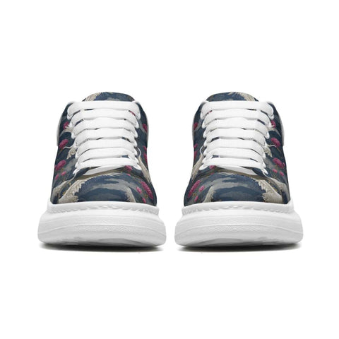 Low-Top Oversized Vegan Leather Sneakers | Ethical Style