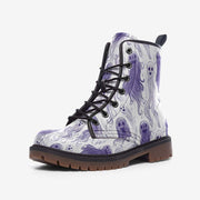 Spooky Ghost Vegan Leather Boots