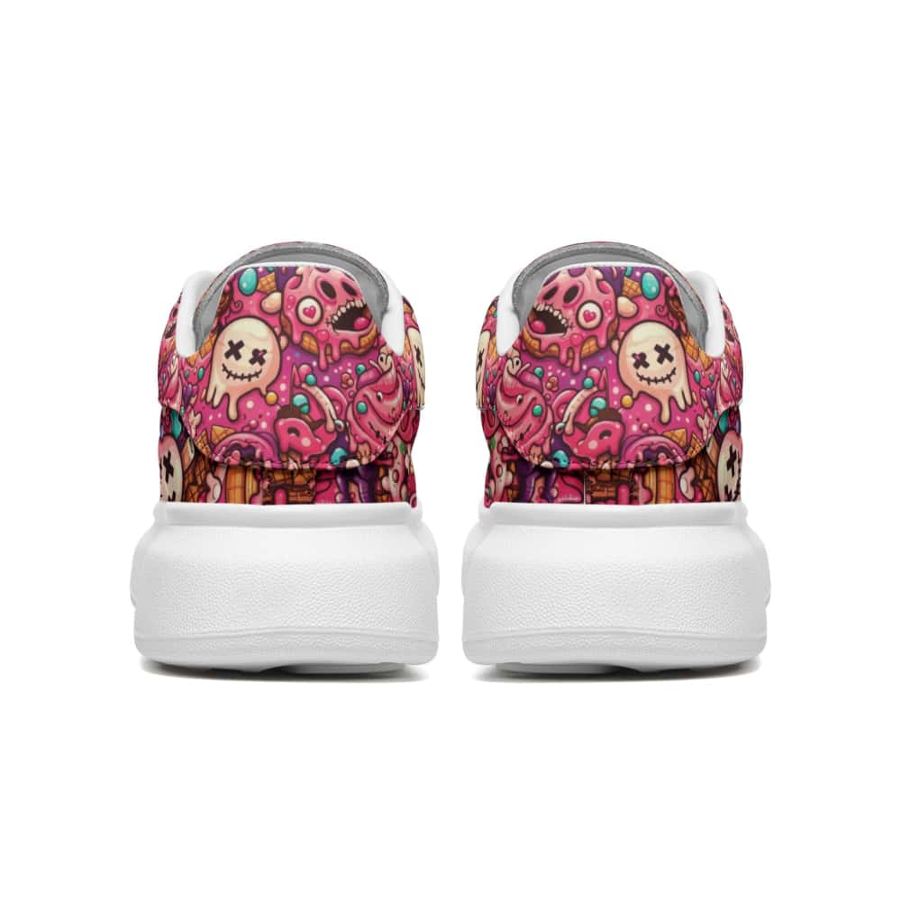 Low-Top Oversized Vegan Leather Sneakers | Ethical Style