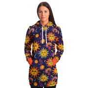Sun and Moon Athletic Longline Hoodie
