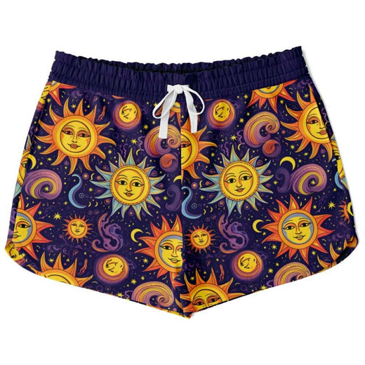 Sun and Moon Athletic Loose Shorts