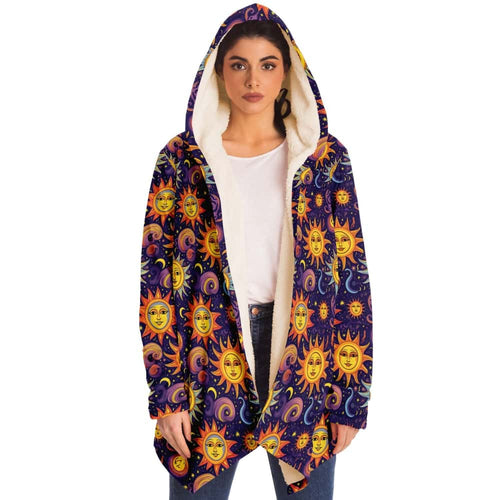 Sun and Moon Microfleece Cloak