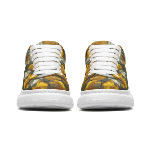 Low-Top Oversized Vegan Leather Sneakers | Ethical Style