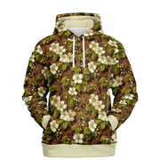 Vanilla Blossom Leopard Fashion Pullover Hoodie