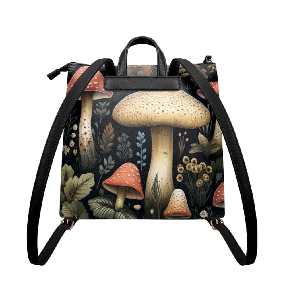 White Amanita Mushroom Backpack Purse - $64.99 - Free
