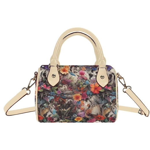 Wild Tiger Blooms Mini Boston Bag