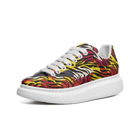 Low-Top Oversized Vegan Leather Sneakers | Ethical Style