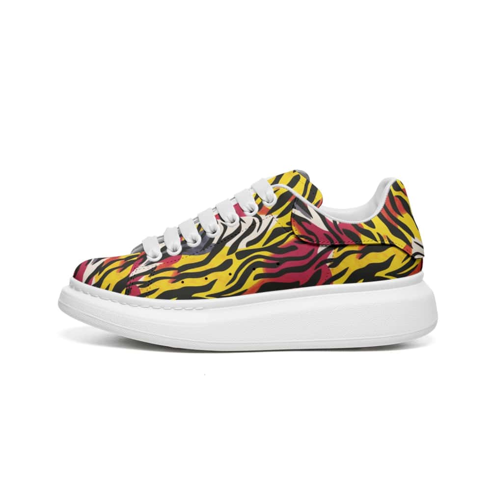 Low-Top Oversized Vegan Leather Sneakers | Ethical Style