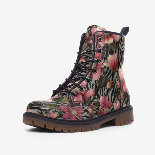 Zebra Eclipse Vegan Leather Boots