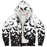 Bat Party Microfleece Zip Hoodie