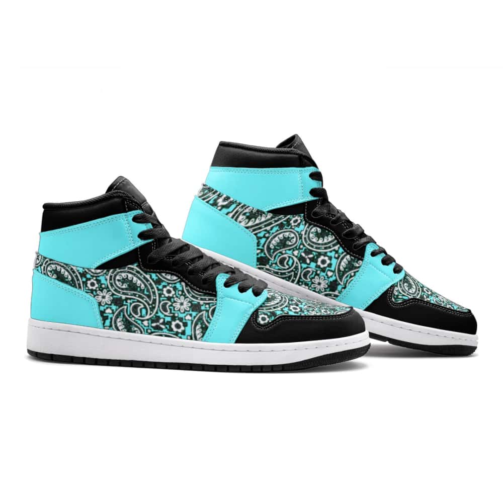 Bright Blue Bandana Sneakers - $94.99 - Free Shipping