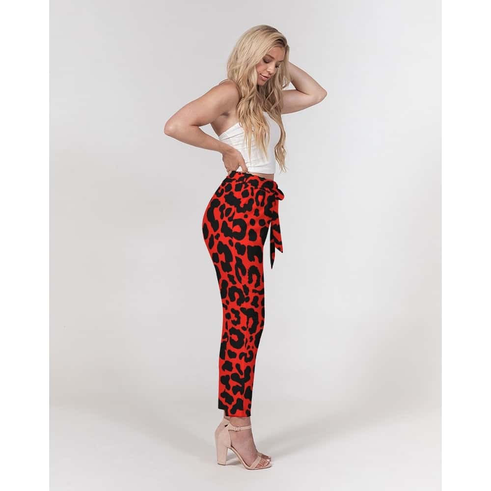 Buy Disrupt Red Tapered Fit Trousers for Women Online @ Tata CLiQ