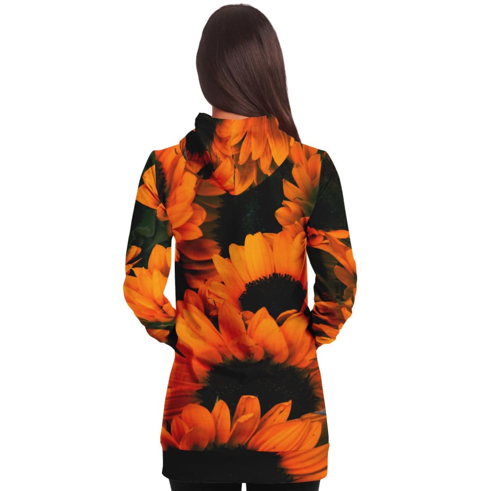 Burnt Sunflower Longline Fashion Hoodie - $59.99 Free