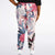Butterflies and Floral Print Plus Size Fashion Joggers
