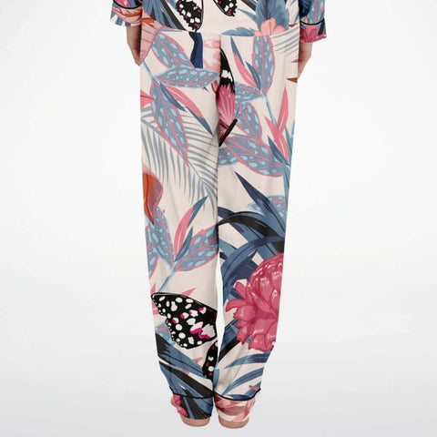 Butterflies and Floral Satin Pajamas - $84.99 Free Shipping