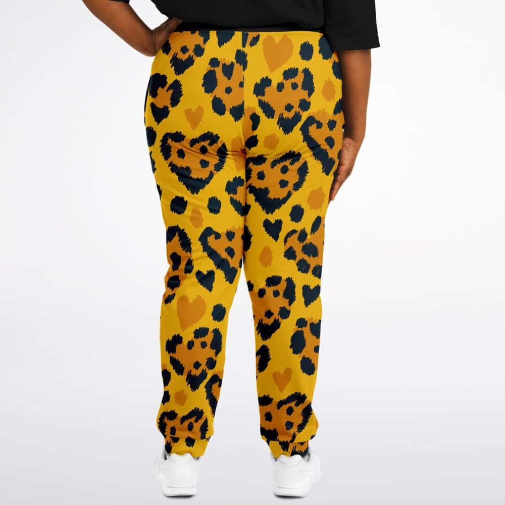 Cheetah Hearts Plus Size Joggers - $69.99 Free Shipping