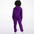 Electric Purple Leopard Print Fashion Jumpsuit - $94.99