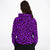 Electric Purple Leopard Print Fashion Pullover Hoodie -