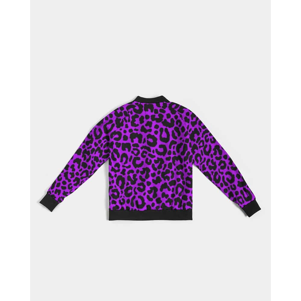 Electric Purple Leopard Print Lightweight Jacket - $74.99 -