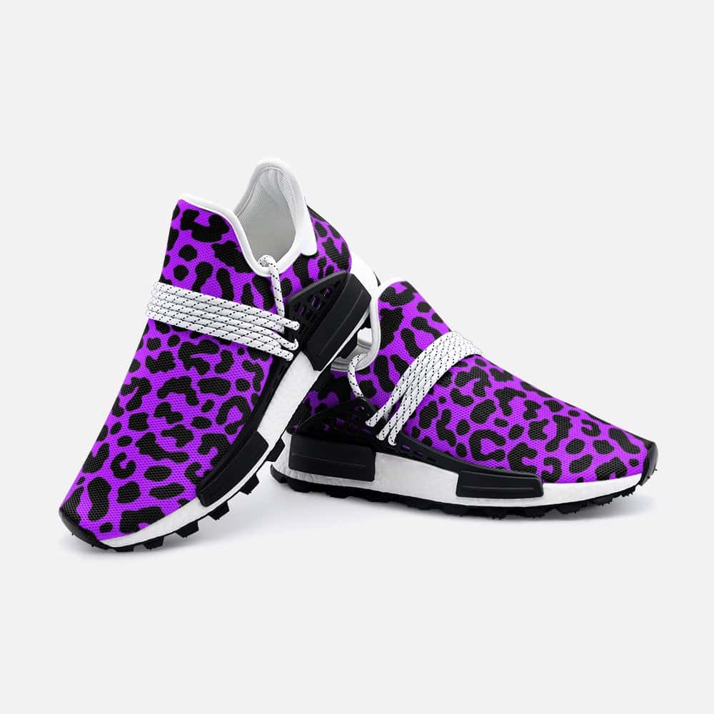 Electric Purple Leopard Print Lightweight Sneaker S-1 -