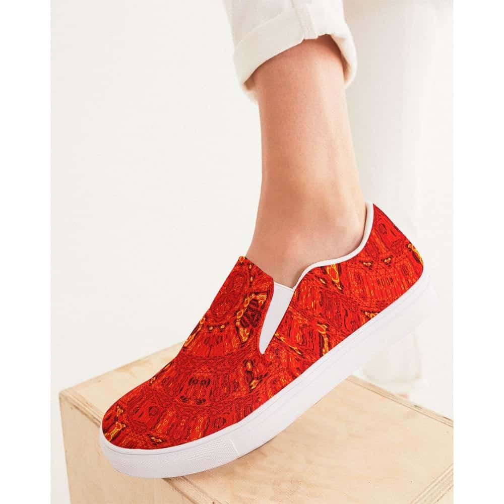 Fire Goddess Slip-On Canvas Shoes - $64.99 - Free Shipping