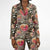 Floral And Animal Print Satin Pajamas - $84.99 - Free