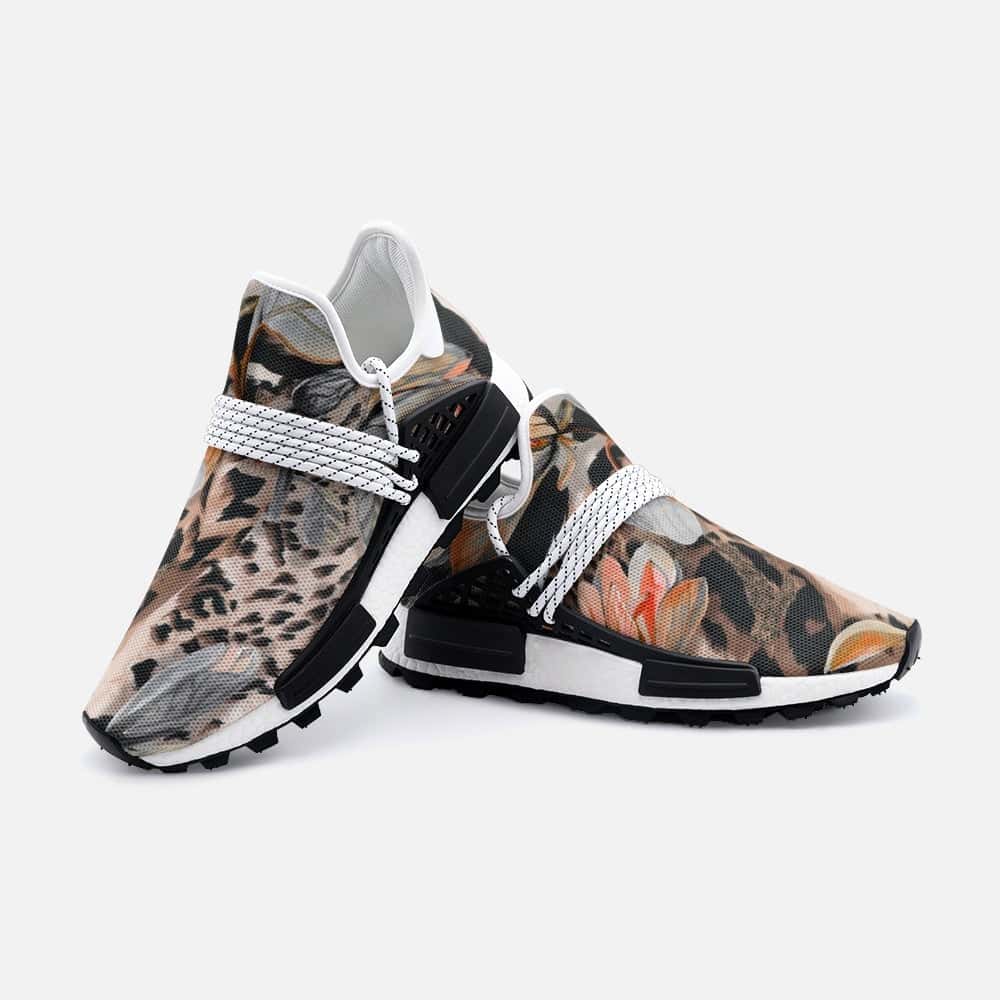 Flowers and Animal Print Lightweight Sneaker S-1 - $67.99