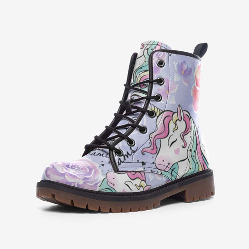 Follow Your Dreams Unicorn Vegan Leather Boots