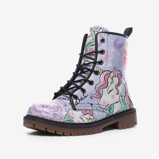 Follow Your Dreams Unicorn  Vegan Leather Boots
