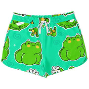Funny Frogs Athletic Shorts
