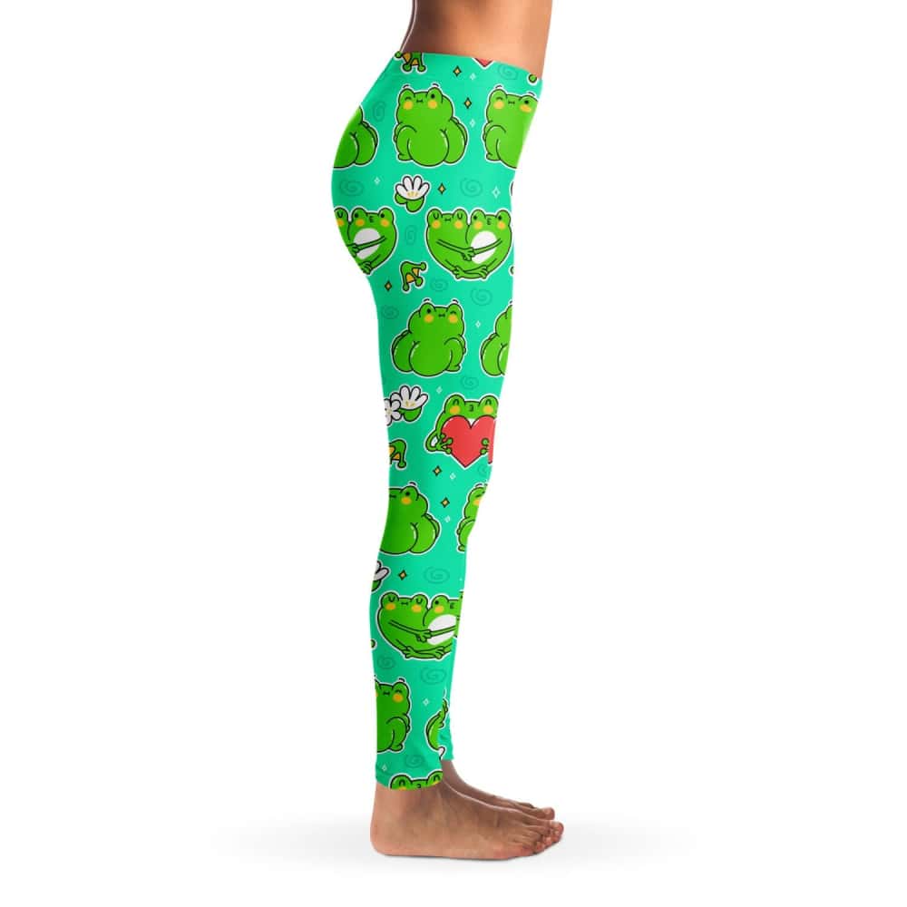 Funny Frogs Leggings - Free Shipping - Projects817 Llc