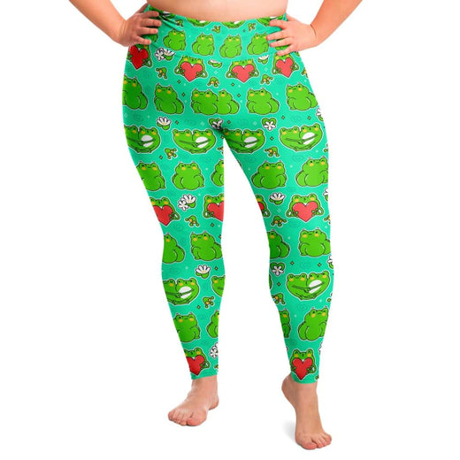 Funny Frogs Plus Size Leggings