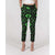 Green and Black Pattern Belted Tapered Pants - $64.99 - Free