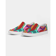 Groovy Flowers Slip-On Canvas Shoes