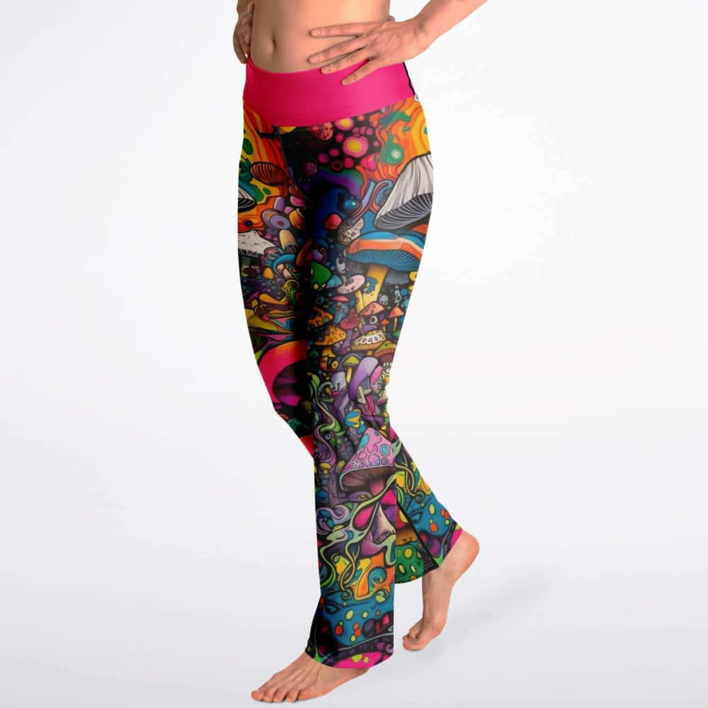 Flare Leggings - Floral