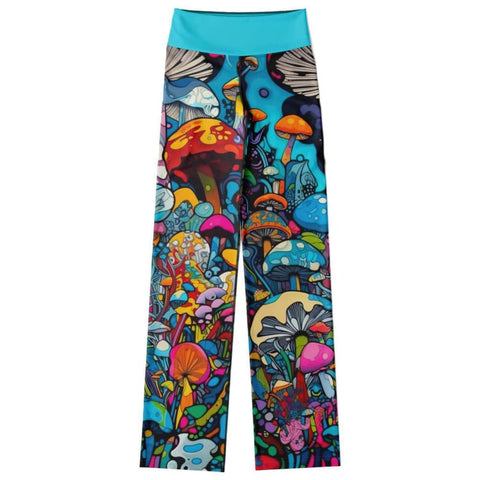 Groovy Mushrooms Flare Leggings - $64.99 - Free Shipping