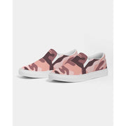 Light Pink Camo Slip-On Canvas Shoes