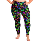 Magic Mushrooms Plus Size Leggings