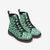 Mint Leopard Print Vegan Leather Boots - $99.99 - Free
