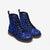 Neon Blue Leopard Print Vegan Leather Boots - $99.99 - Free